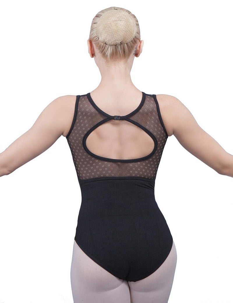 Dance Favourite Hollow Back Ballet Leotards Lace Adult Ballerina Dancewear for Women and Girls Gymnastics 01D0049 (S) - Image 1